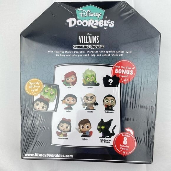 Disney ~Doorables ~Villains Rivaling Royals Collection Peek 8 Figures - Picture 3 of 6